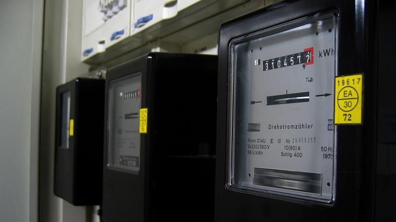 An image of electricity meters