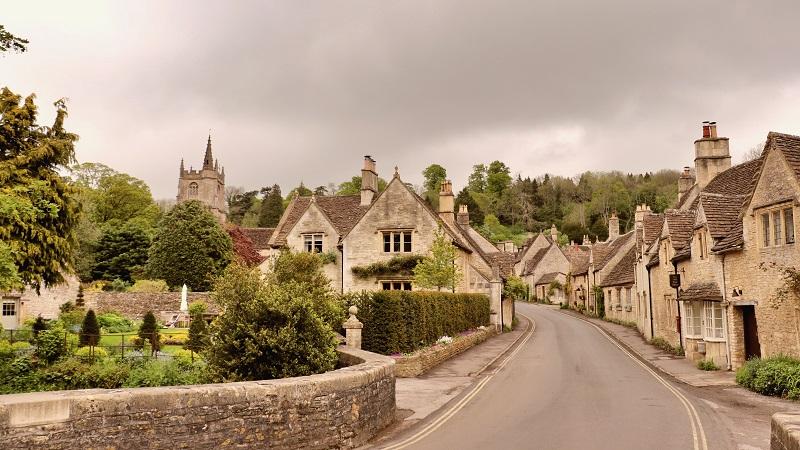 An image of an English country village
