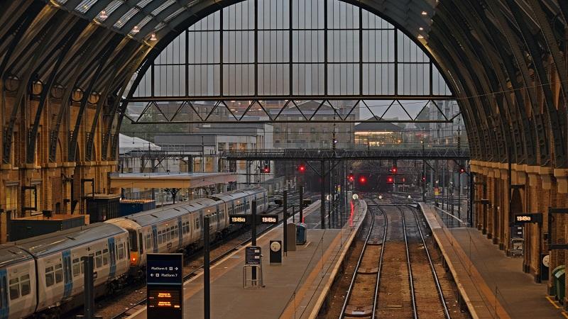 An image of a platform at Kings Cross station