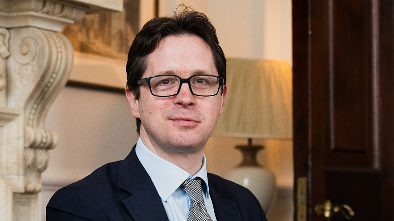 An image of Alex Burghart, parliamentary secretary at the Cabinet Office