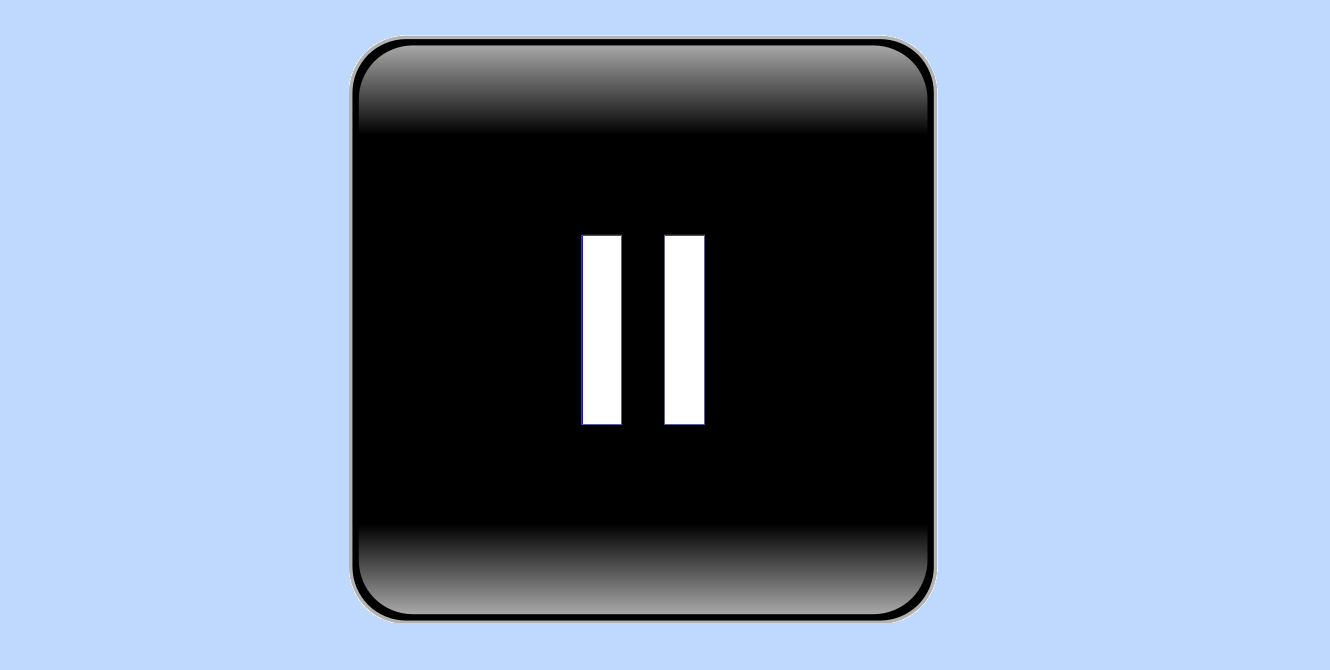 An illustration of a pause button